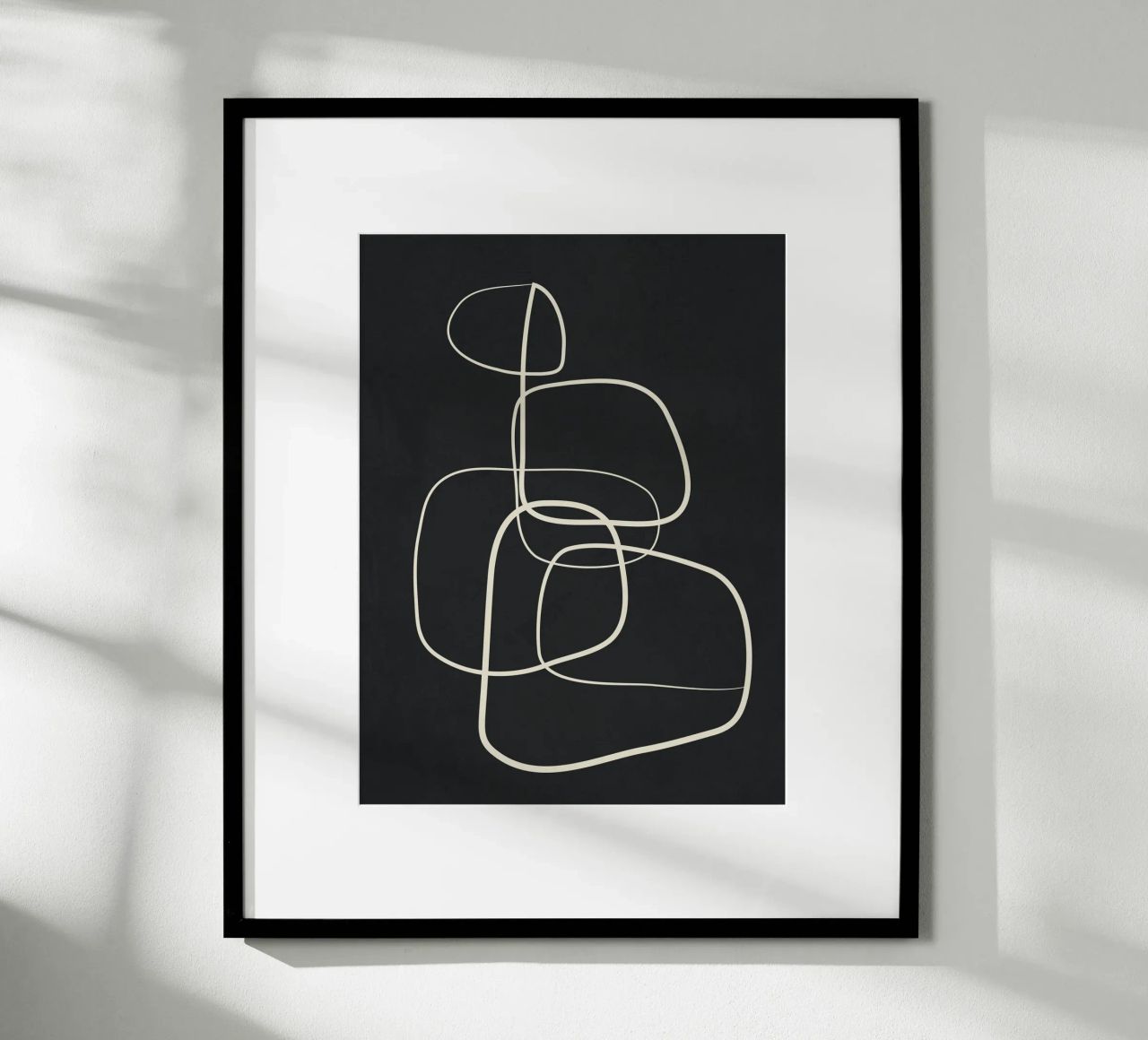 Abstract Lines 02 carta hahnemühle da Flow Line