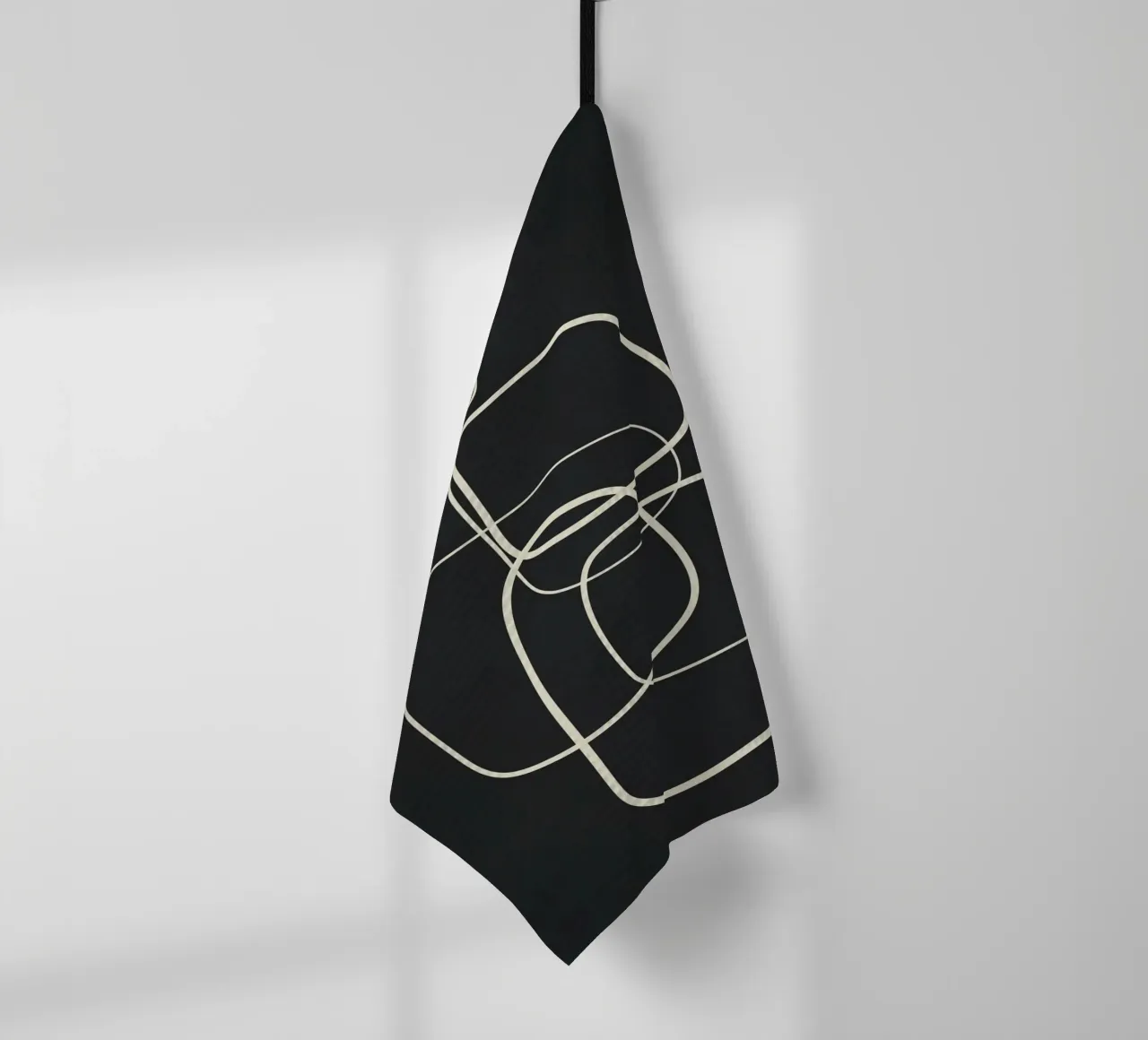 Abstract Lines 02 canovaccio da cucina da Flow Line