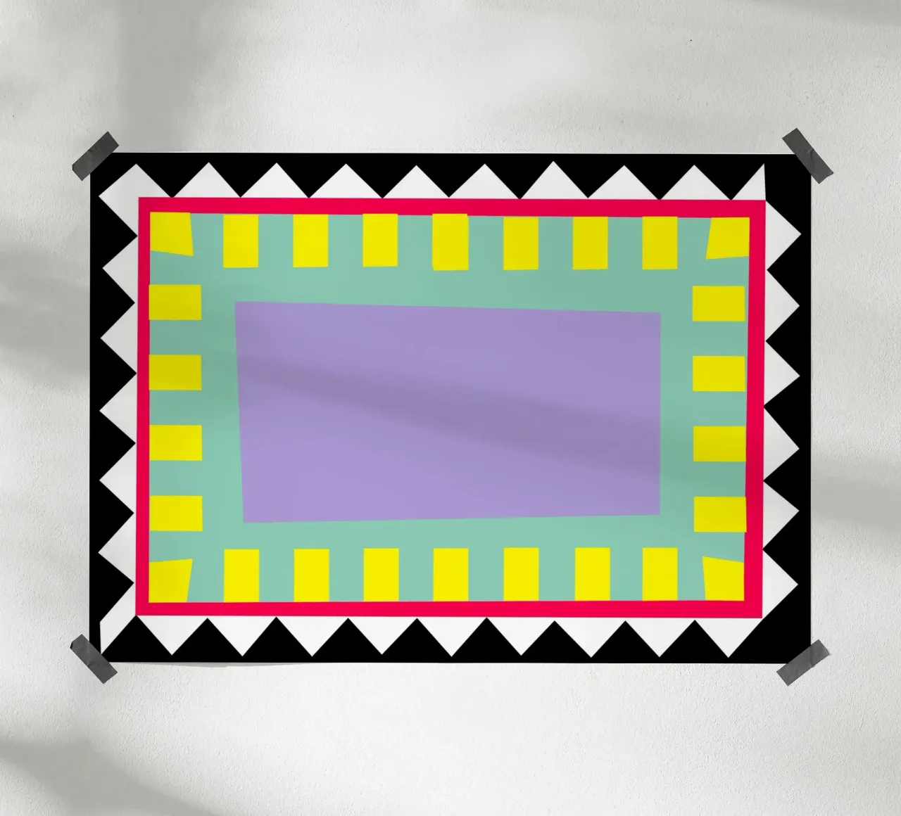 Ethno poster con telaio in legno da Limo und Mo