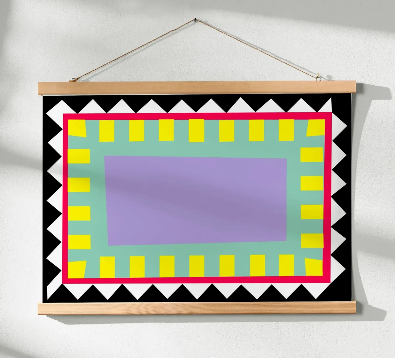 Ethno poster con telaio in legno da Limo und Mo