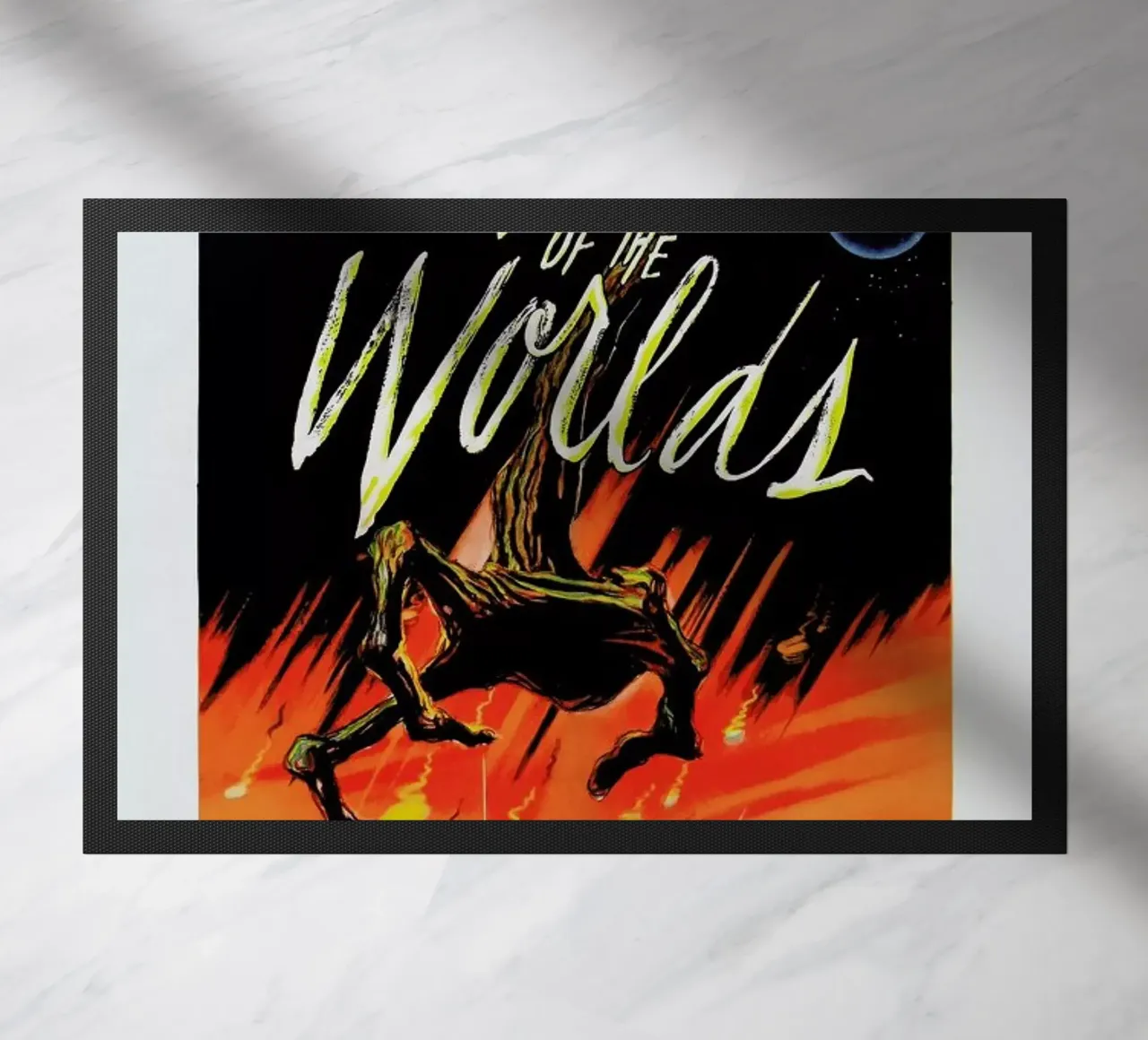 ‘The War of the Worlds’ Retro Movie Poster zerbino da Gallery Print and Art Limited