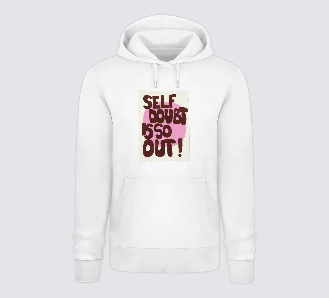 Self doubt is so out! felpa con cappuccio da thesoulhugclub
