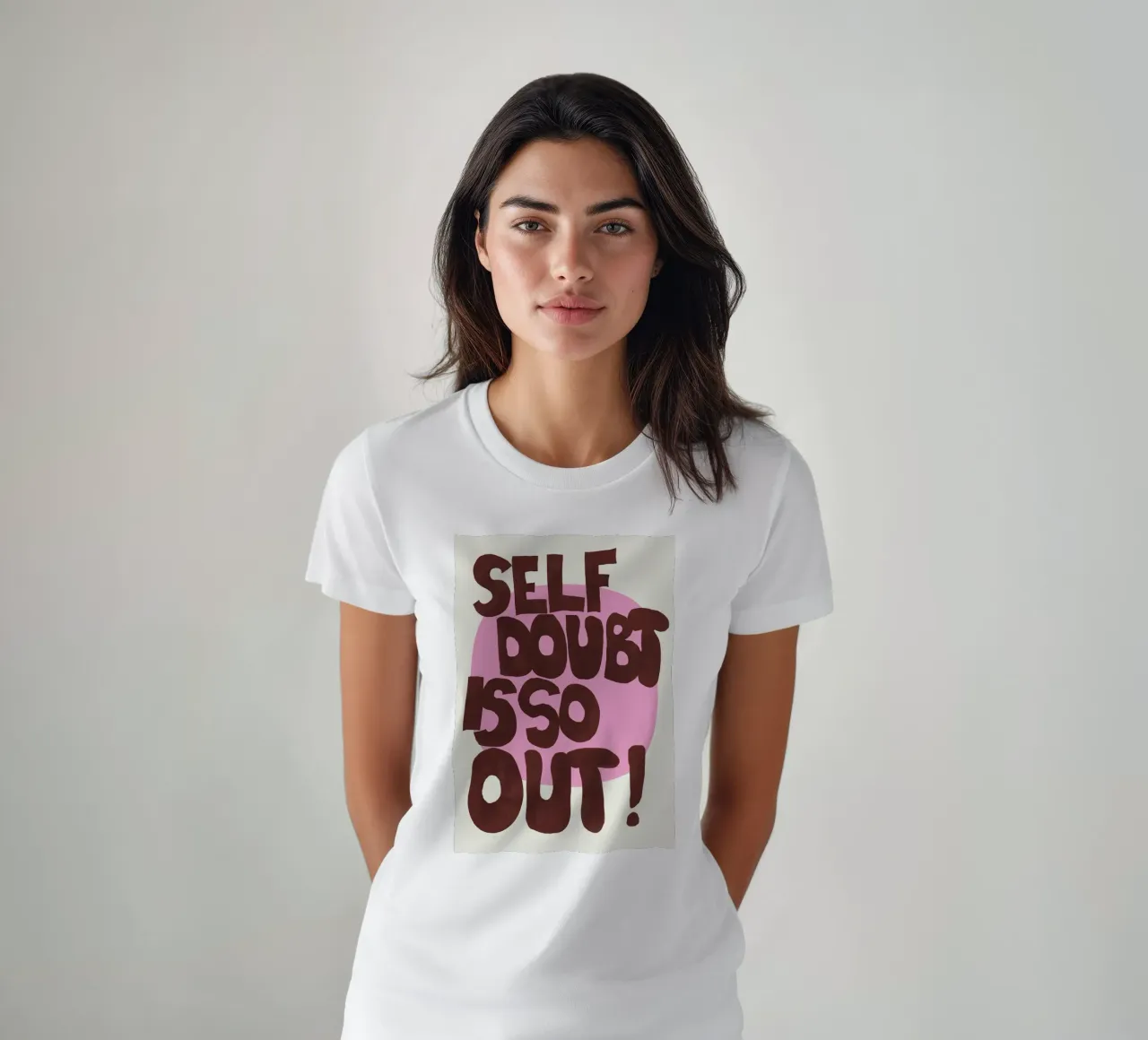Self doubt is so out! t-shirt da thesoulhugclub