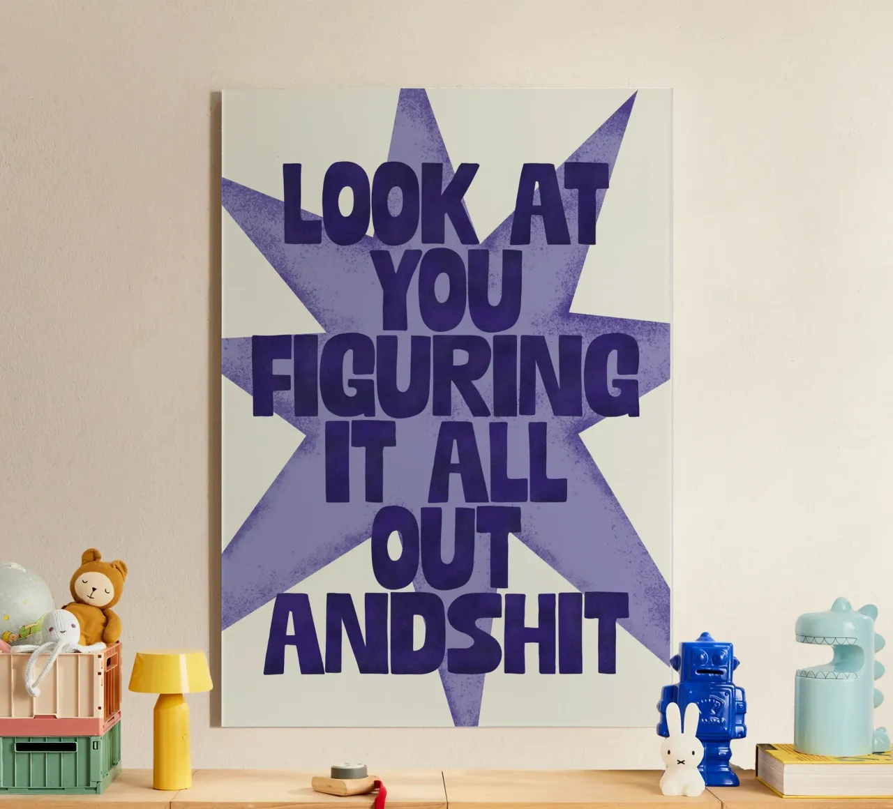 Look at you! acrylic glass by thesoulhugclub