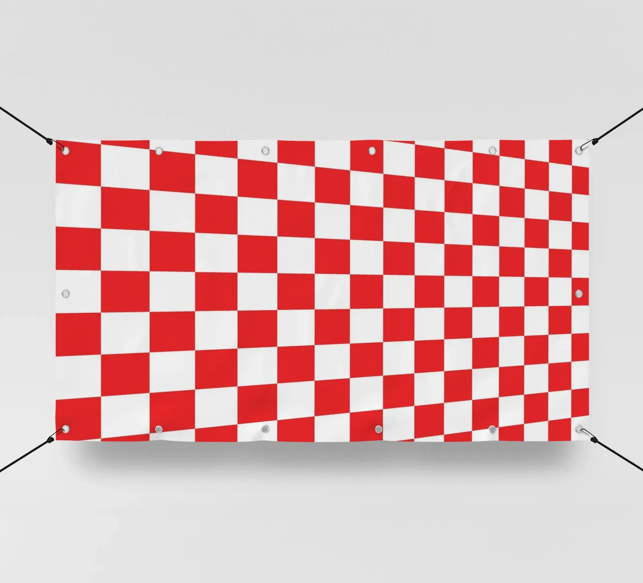 Red Square Tile Art telo in pvc da galihstudio