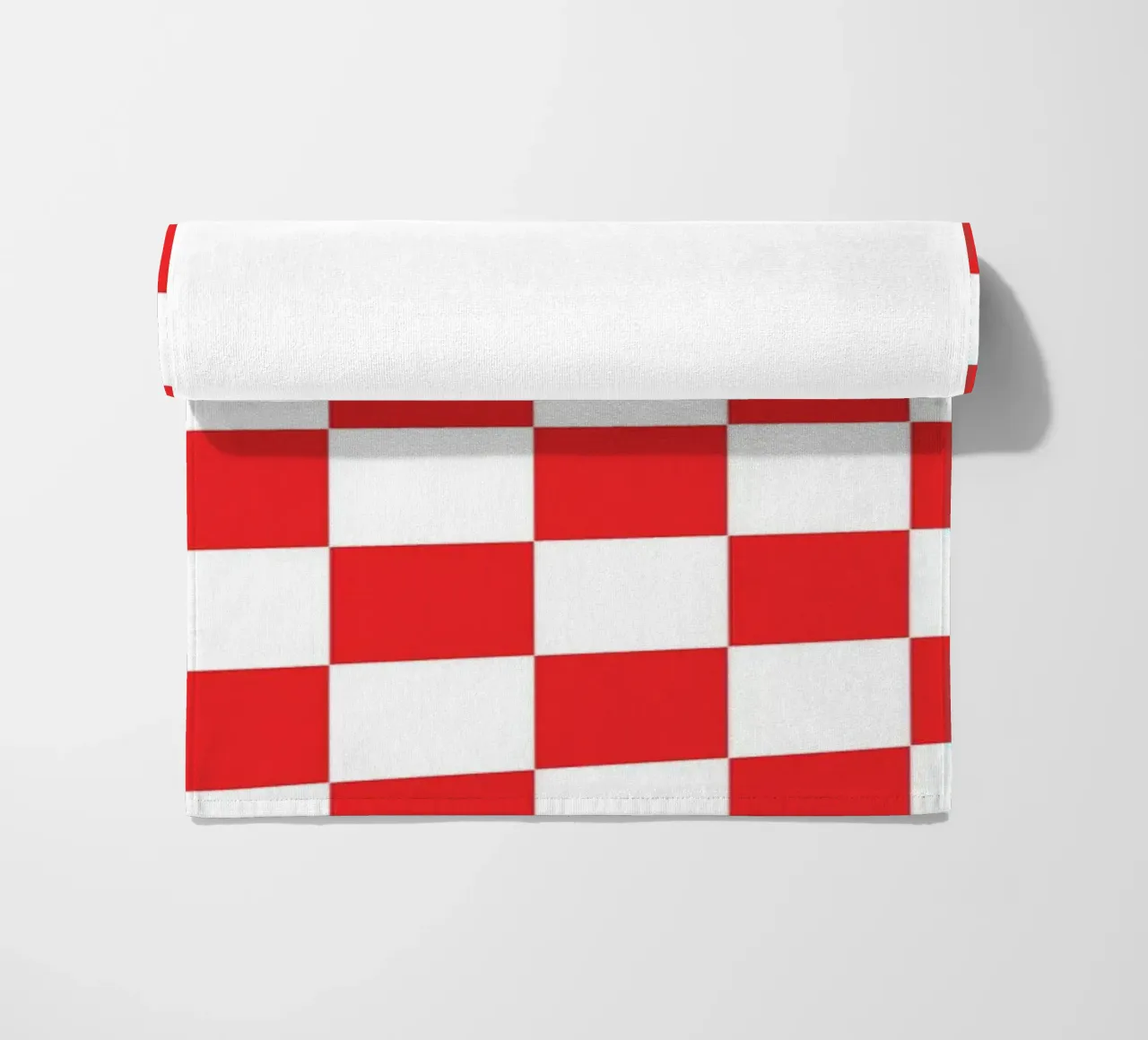Red Square Tile Art telo mare da galihstudio