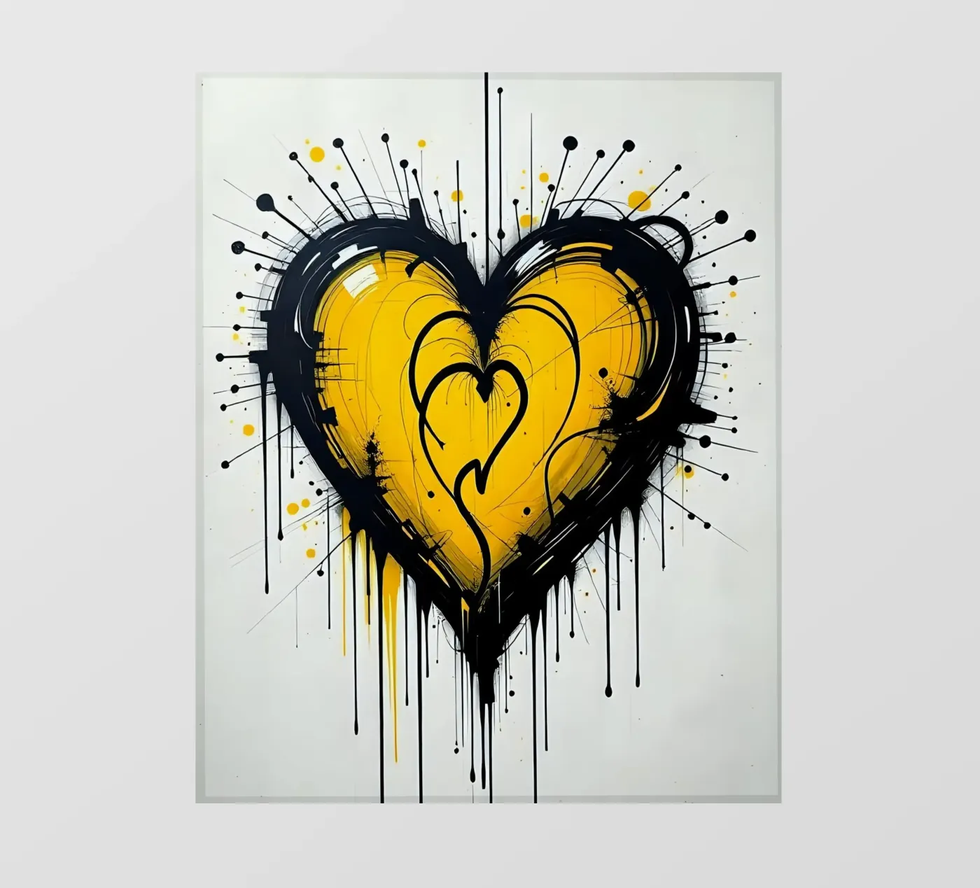 Heart_11 pellicola backlit da schwarz-gelb by LK