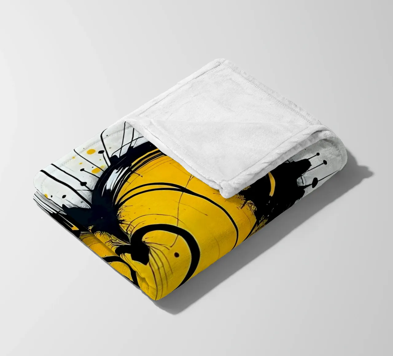 Cuore_11 coperta in pile da schwarz-gelb by LK