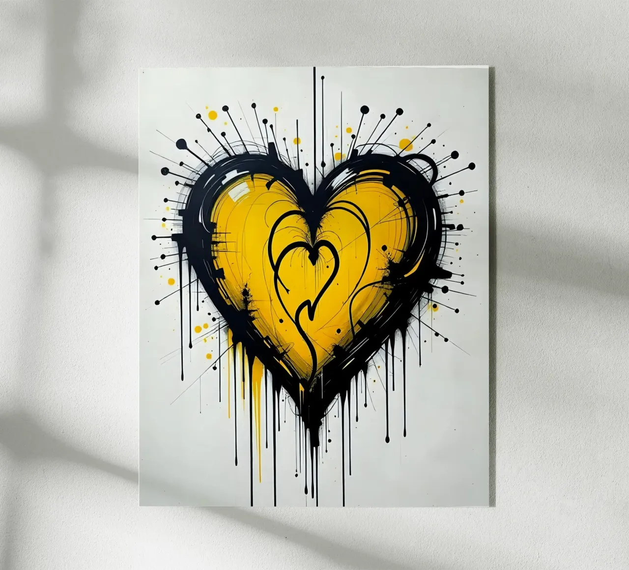 Heart_11 acrylic glass by schwarz-gelb by LK