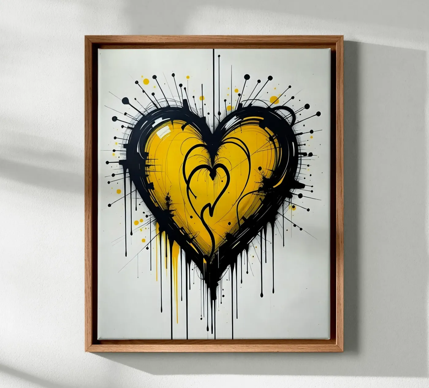 Cuore_11 tela da schwarz-gelb by LK