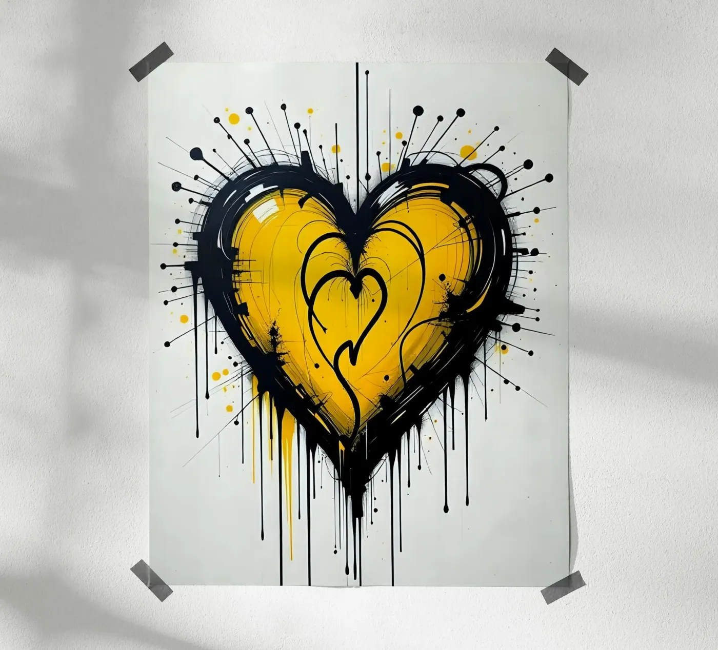 Cuore_11 poster da schwarz-gelb by LK