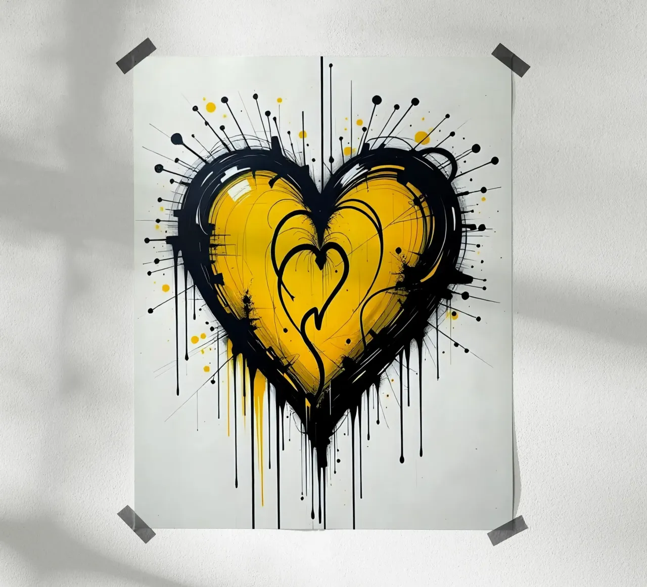 Cuore_11 poster da schwarz-gelb by LK