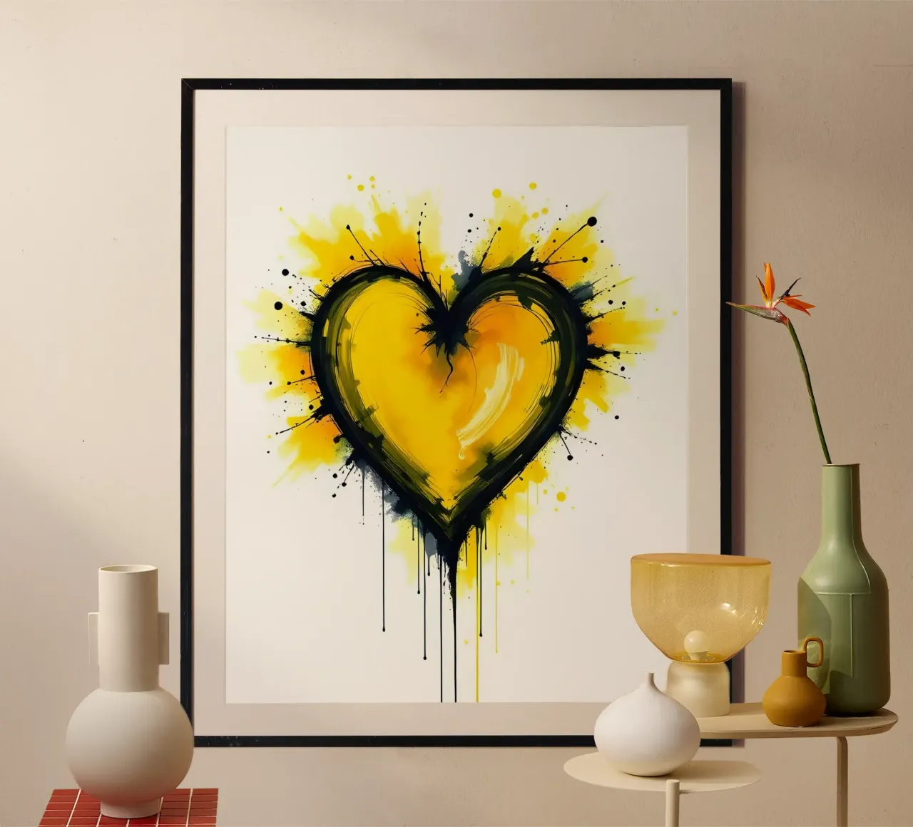 Cuore_12 poster da schwarz-gelb by LK