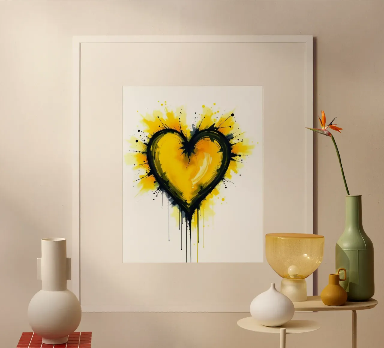 Cuore_12 poster da schwarz-gelb by LK