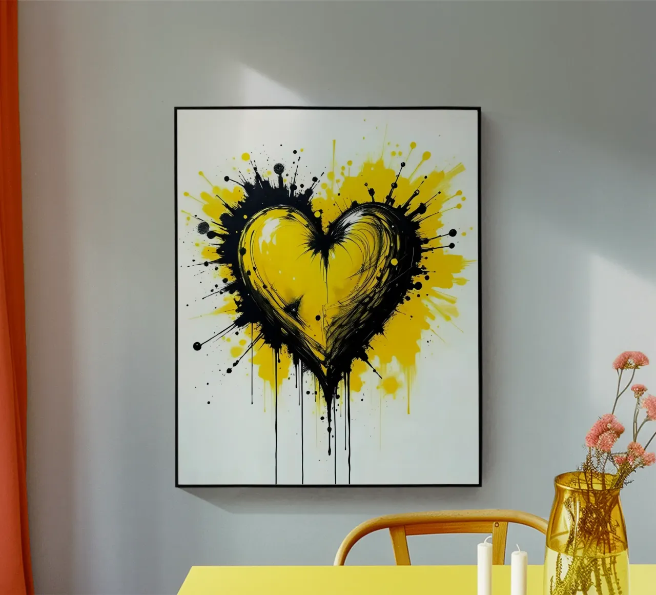 Heart_13 acrylic glass by schwarz-gelb by LK