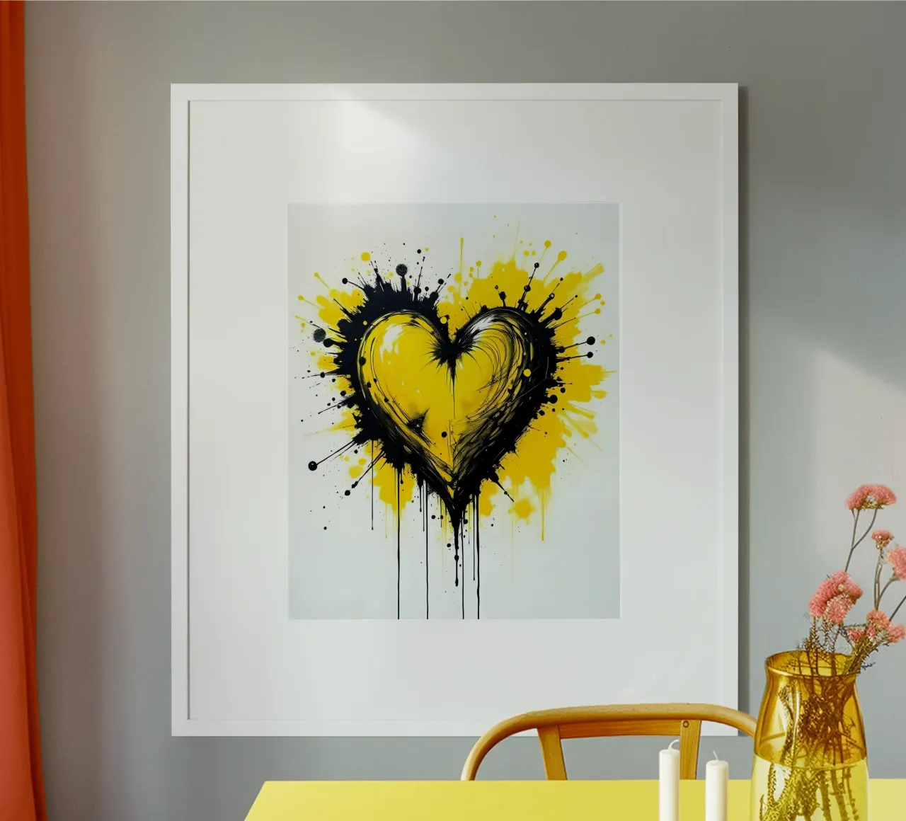 Cuore_13 poster da schwarz-gelb by LK