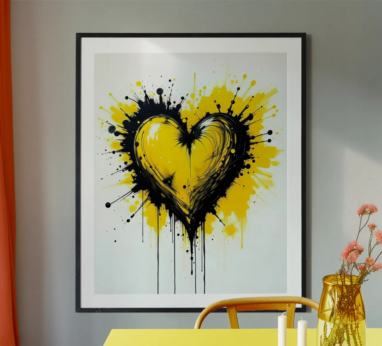 Cuore_13 poster da schwarz-gelb by LK