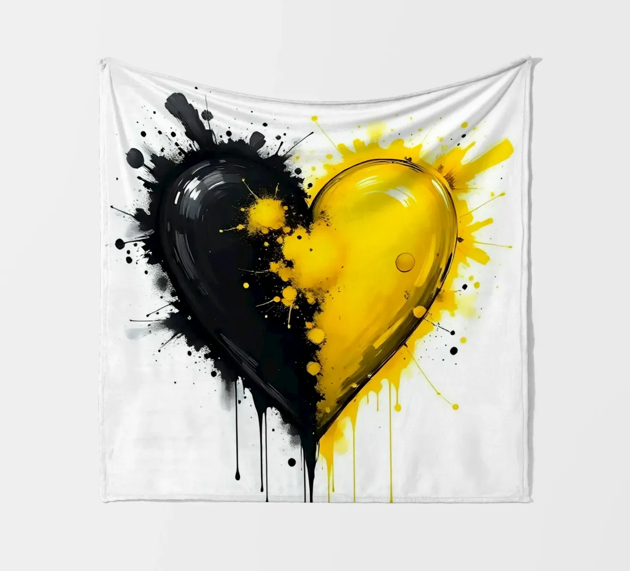 Cuore_14 coperta in pile da schwarz-gelb by LK