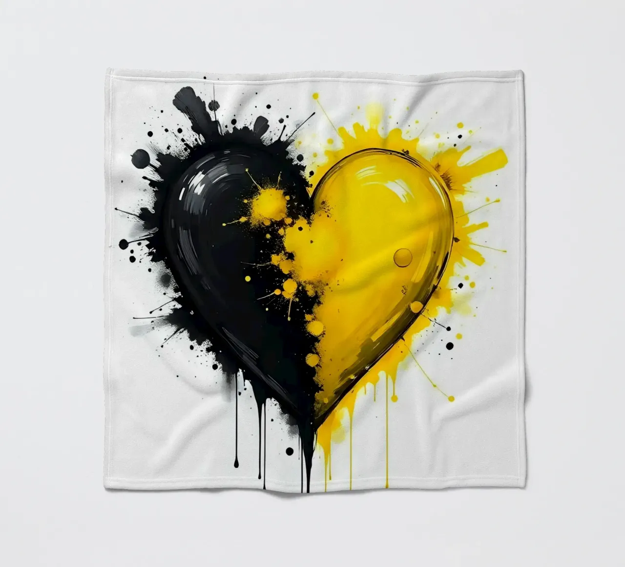 Cuore_14 coperta in pile da schwarz-gelb by LK