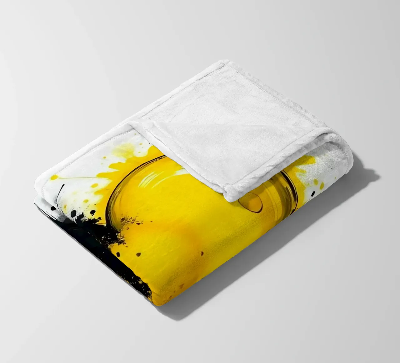 Cuore_14 coperta in pile da schwarz-gelb by LK