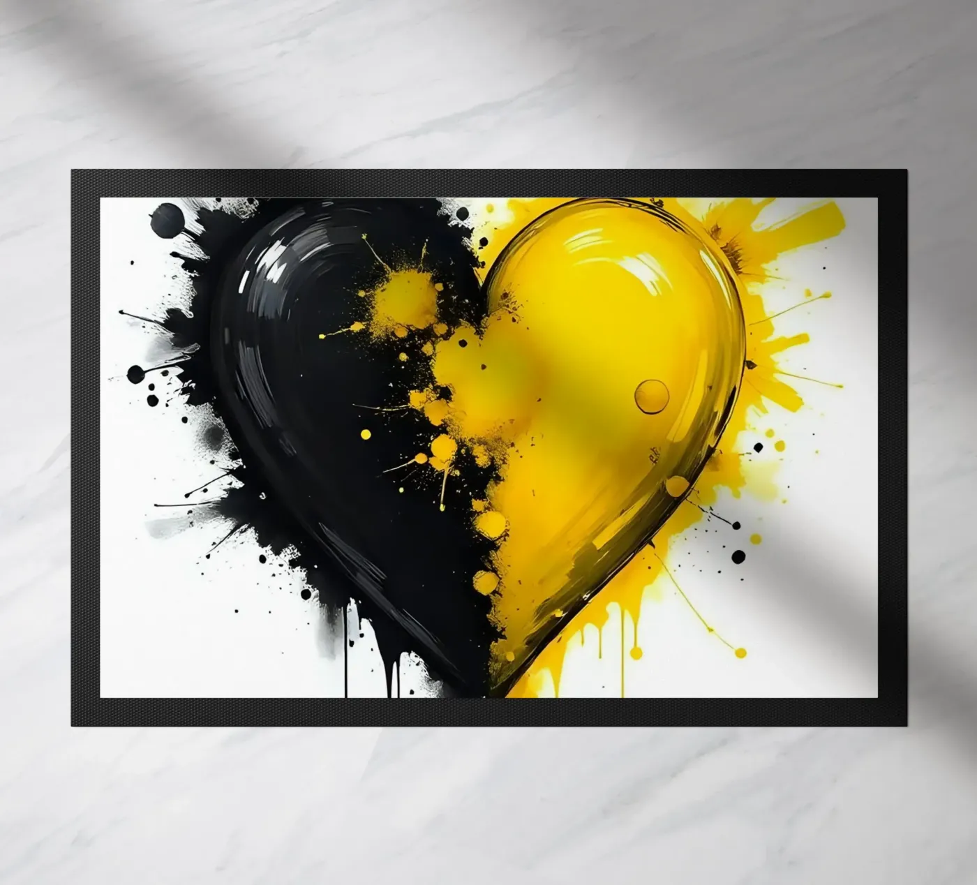 Heart_14 zerbino da schwarz-gelb by LK