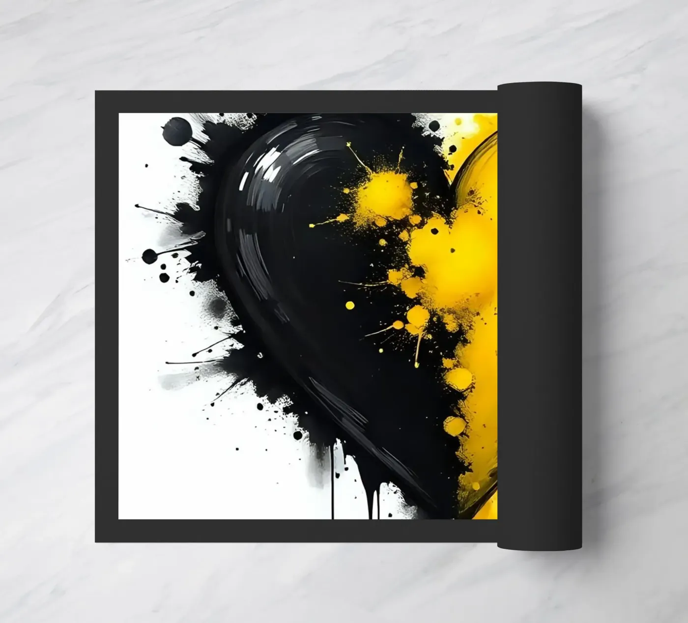 Heart_14 zerbino da schwarz-gelb by LK