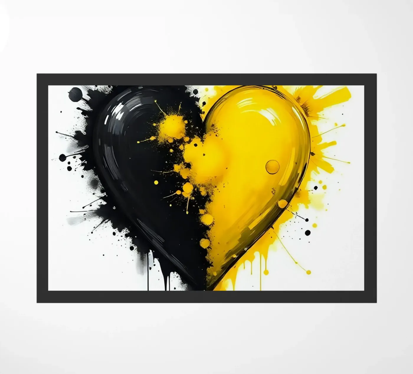 Heart_14 zerbino da schwarz-gelb by LK