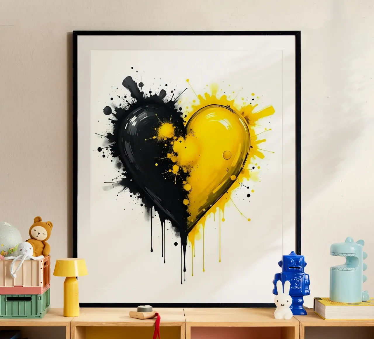 Cuore_14 poster da schwarz-gelb by LK