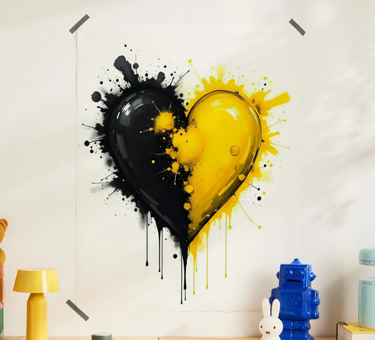 Cuore_14 poster da schwarz-gelb by LK