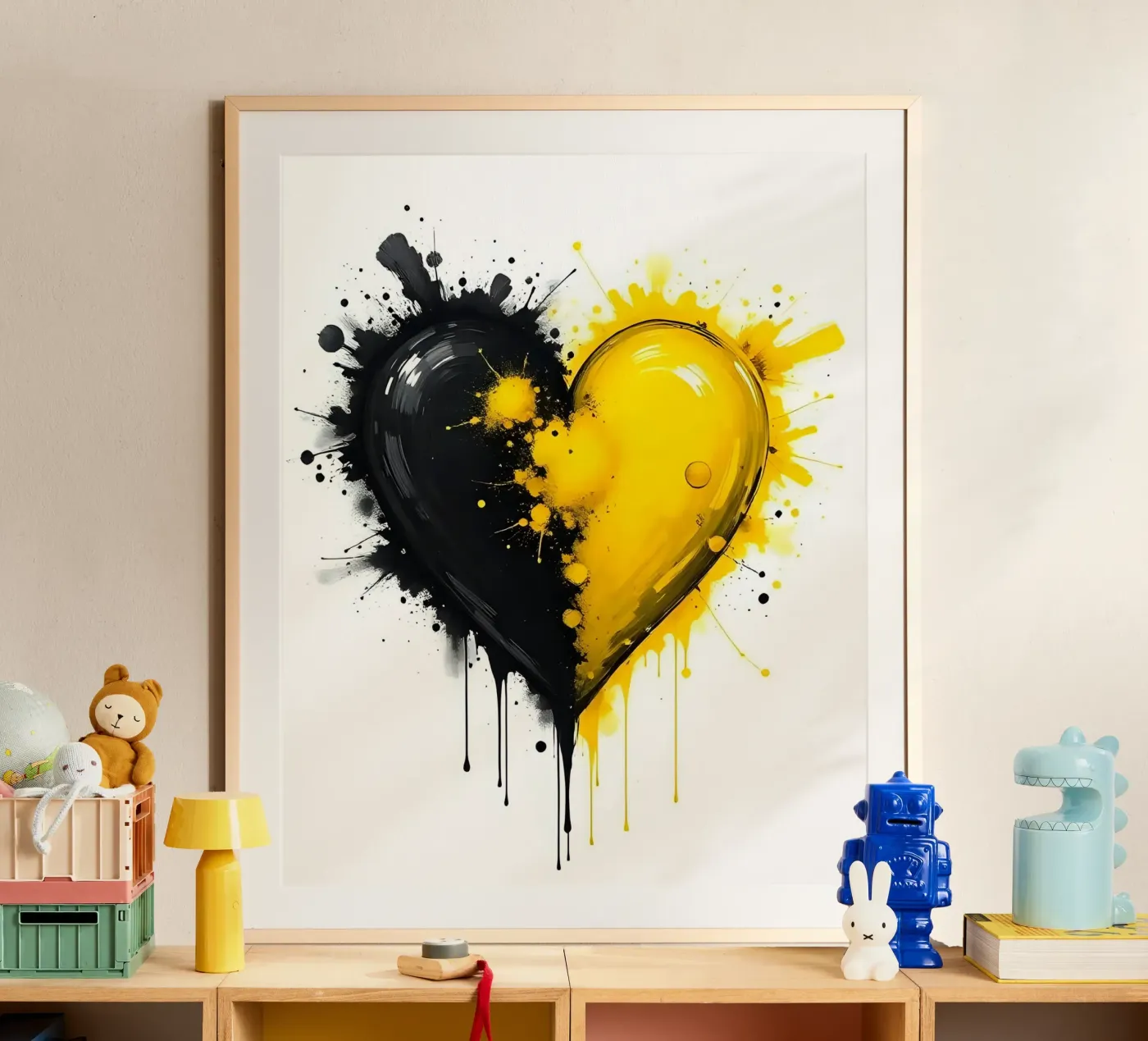 Cuore_14 poster da schwarz-gelb by LK