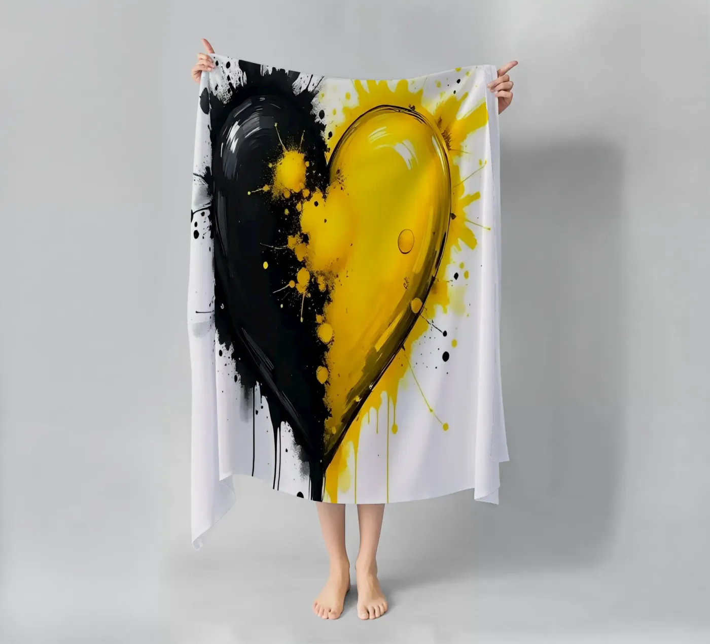 Heart_14 telo mare da schwarz-gelb by LK