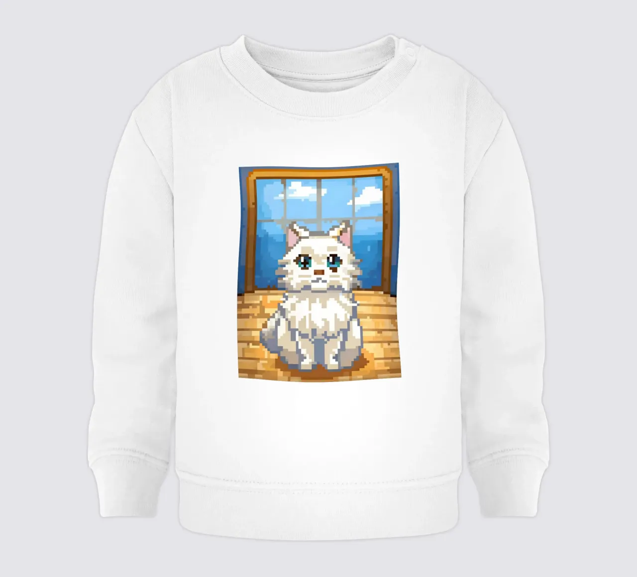 Gatto bianco da interno felpa neonato da DOG AND CAT