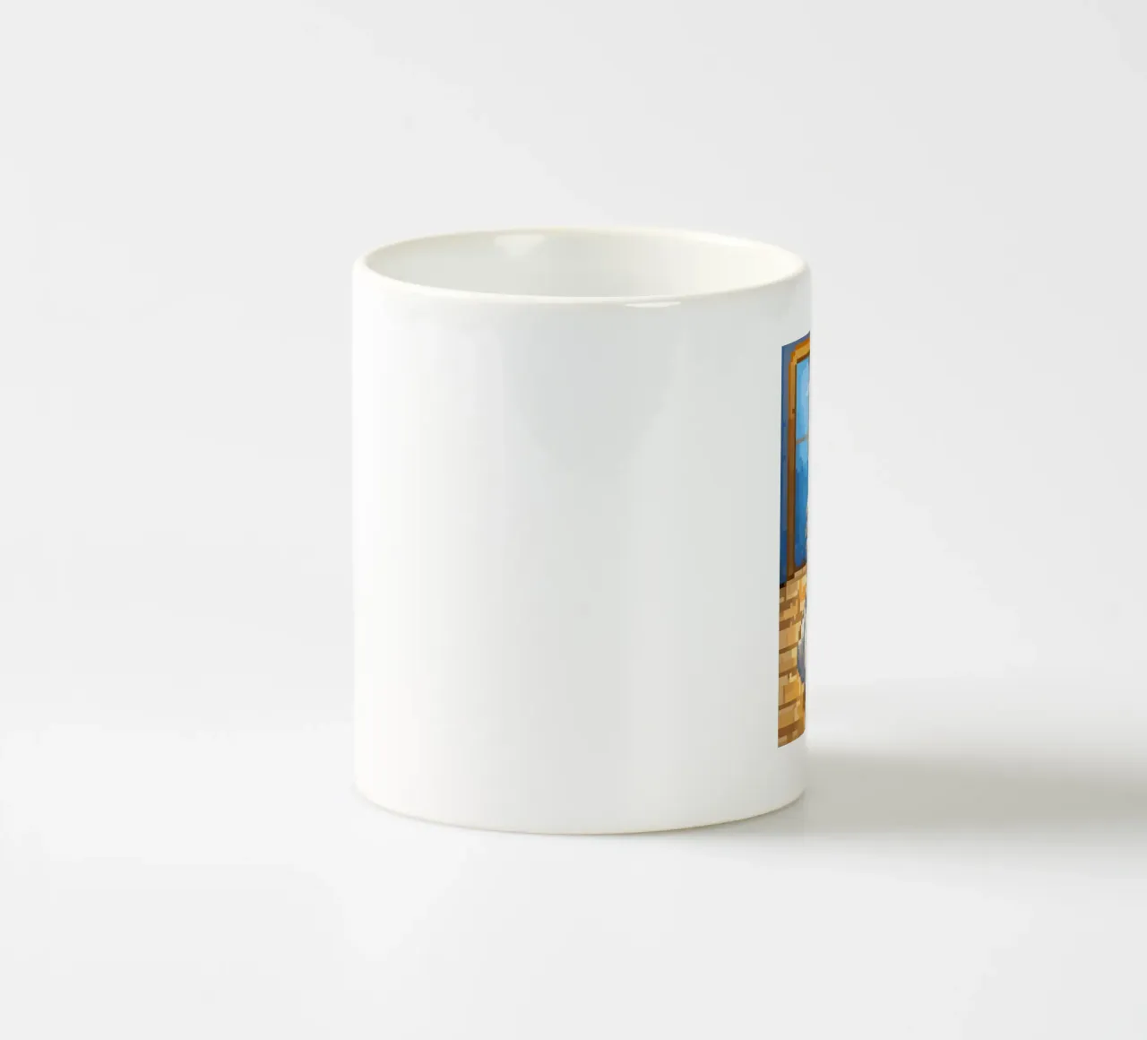 Gatto bianco da interno tazza in ceramica da DOG AND CAT