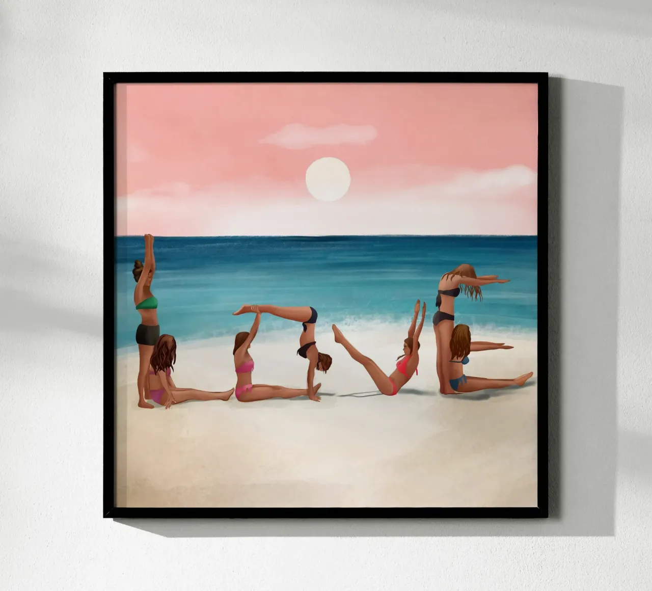 Sunset Love poster da Flow Line