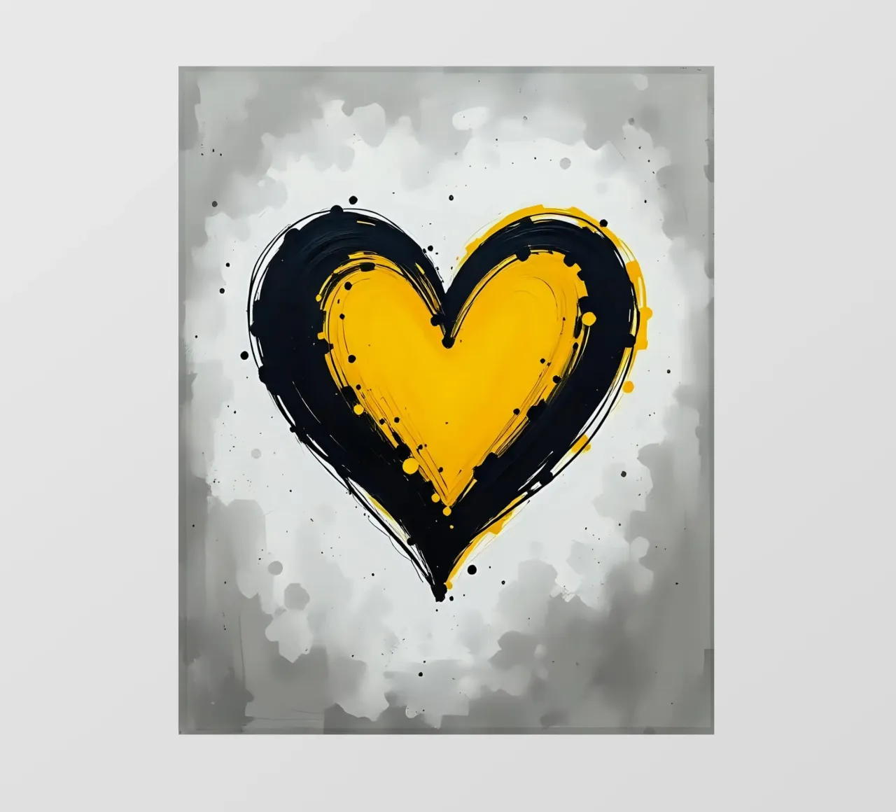 Cuore_15 pellicola backlit da schwarz-gelb by LK