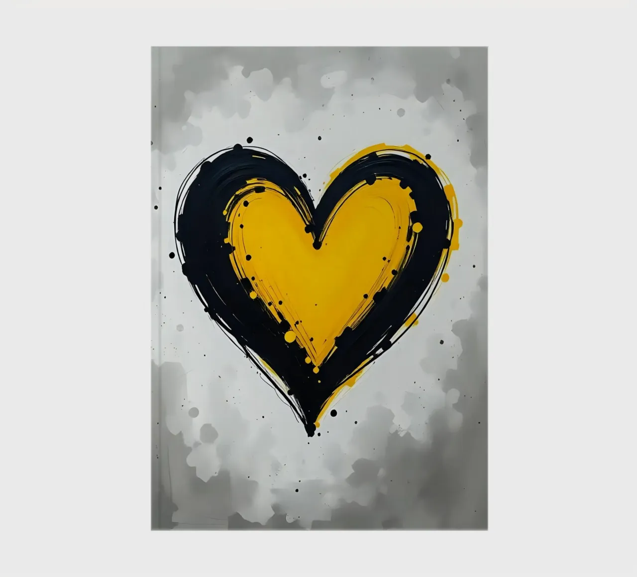 Heart_15 notebook by schwarz-gelb by LK
