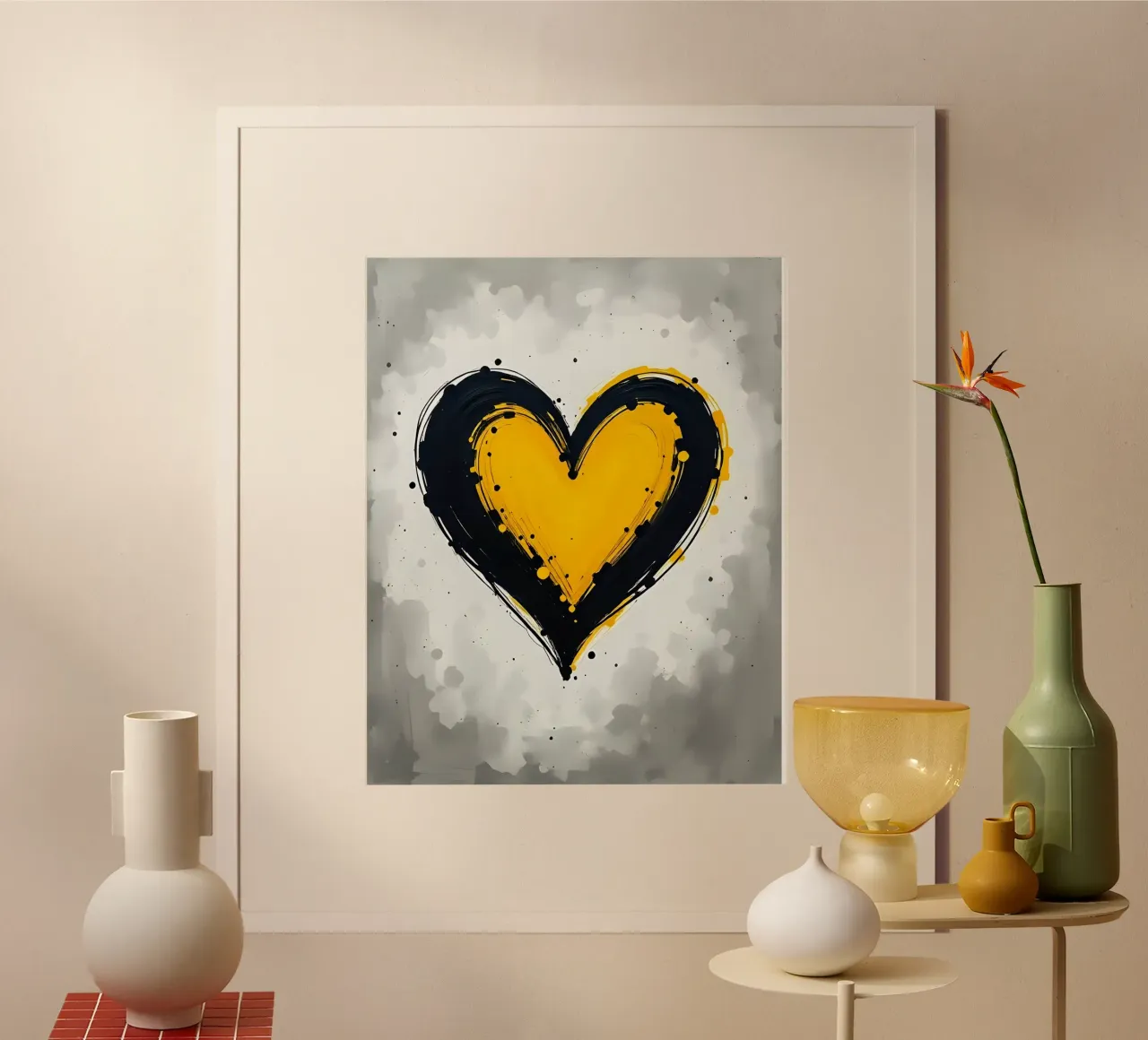 Cuore_15 poster da schwarz-gelb by LK