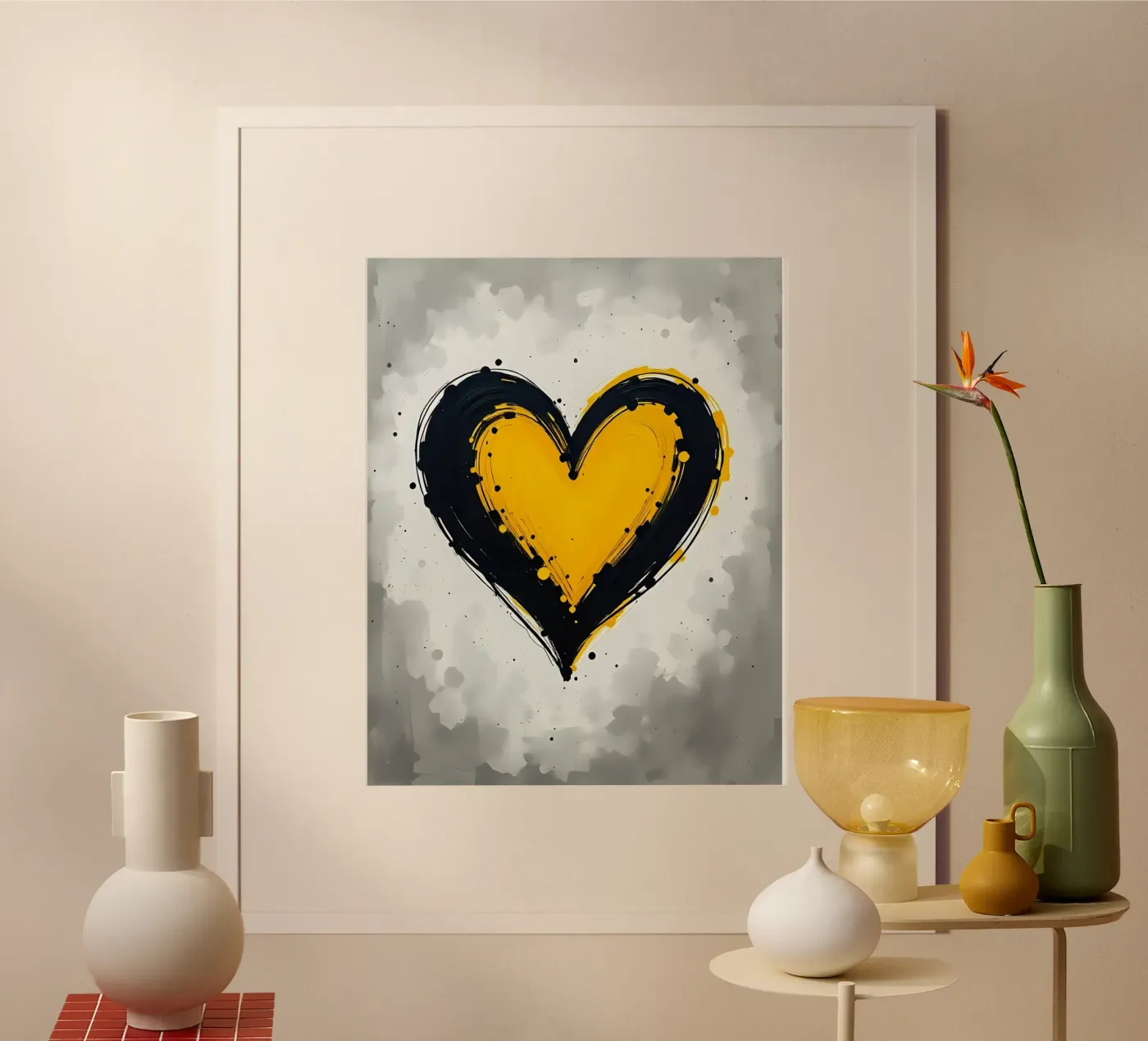 Cuore_15 poster da schwarz-gelb by LK