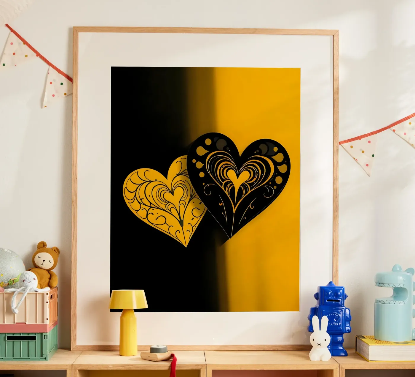 Hearts_1 poster da schwarz-gelb by LK