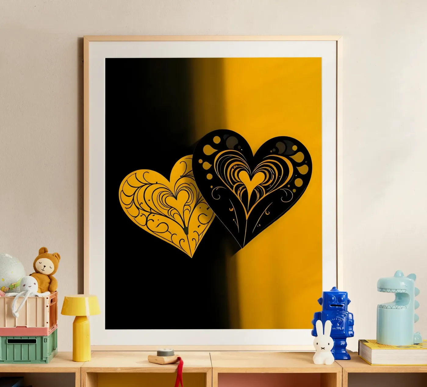 Hearts_1 poster da schwarz-gelb by LK