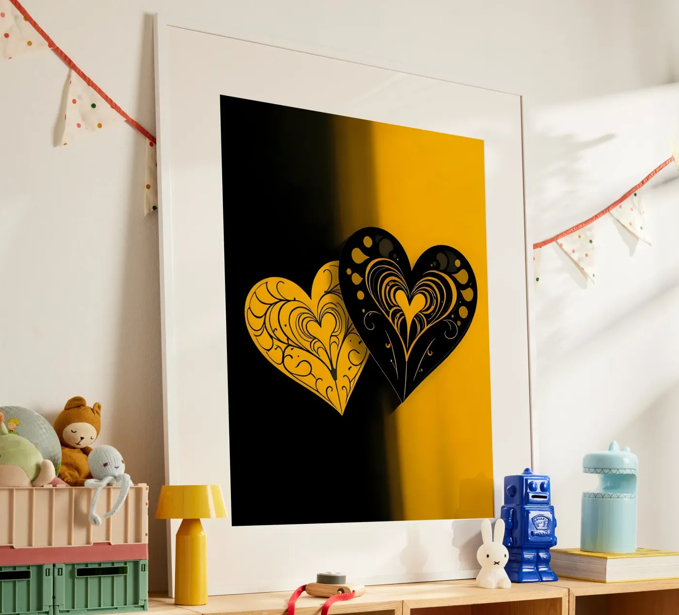 Hearts_1 poster da schwarz-gelb by LK