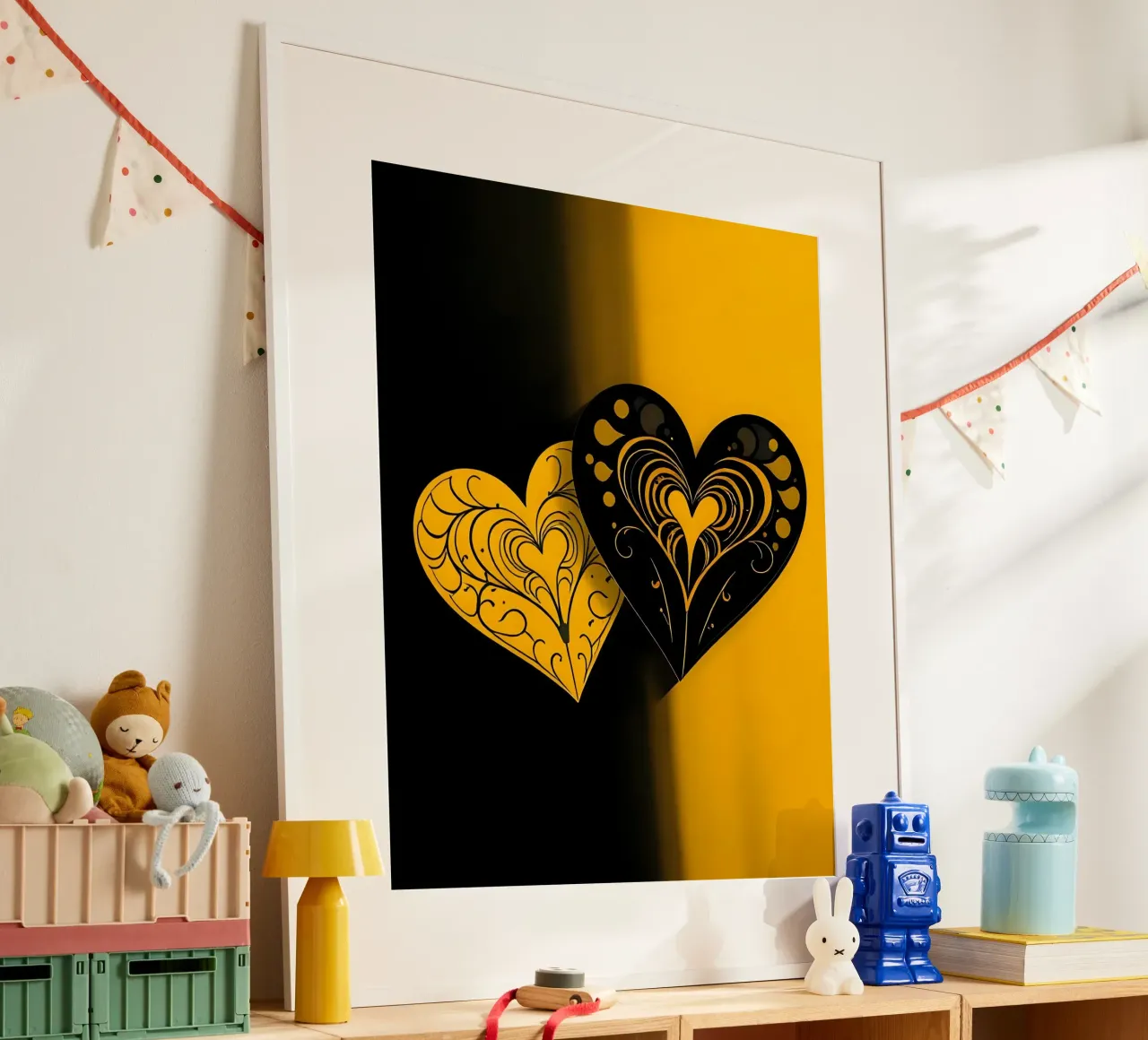 Cuori_1 poster da schwarz-gelb by LK