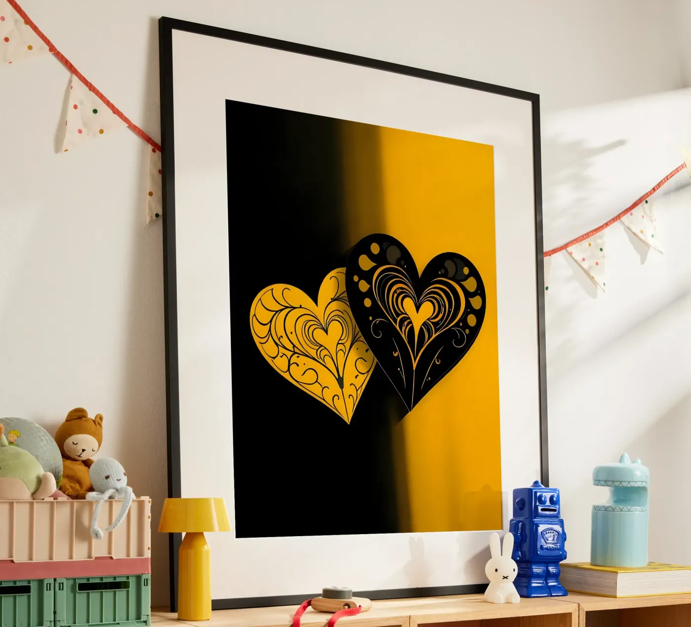 Hearts_1 poster da schwarz-gelb by LK