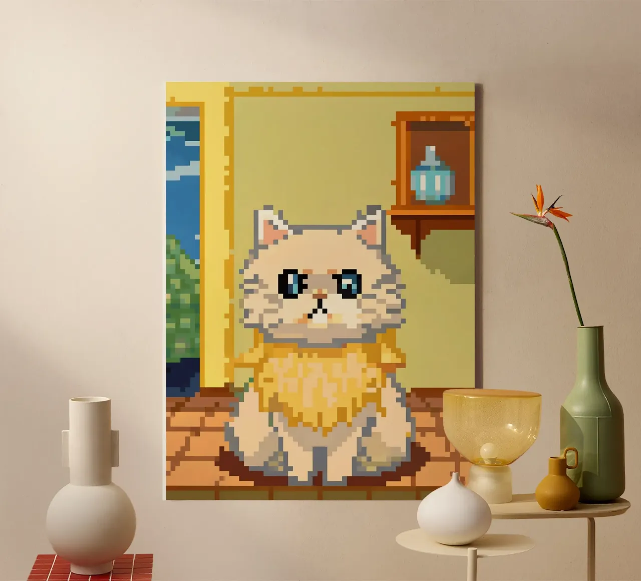 Gatti da interno tela con Cornice a cassetta da DOG AND CAT