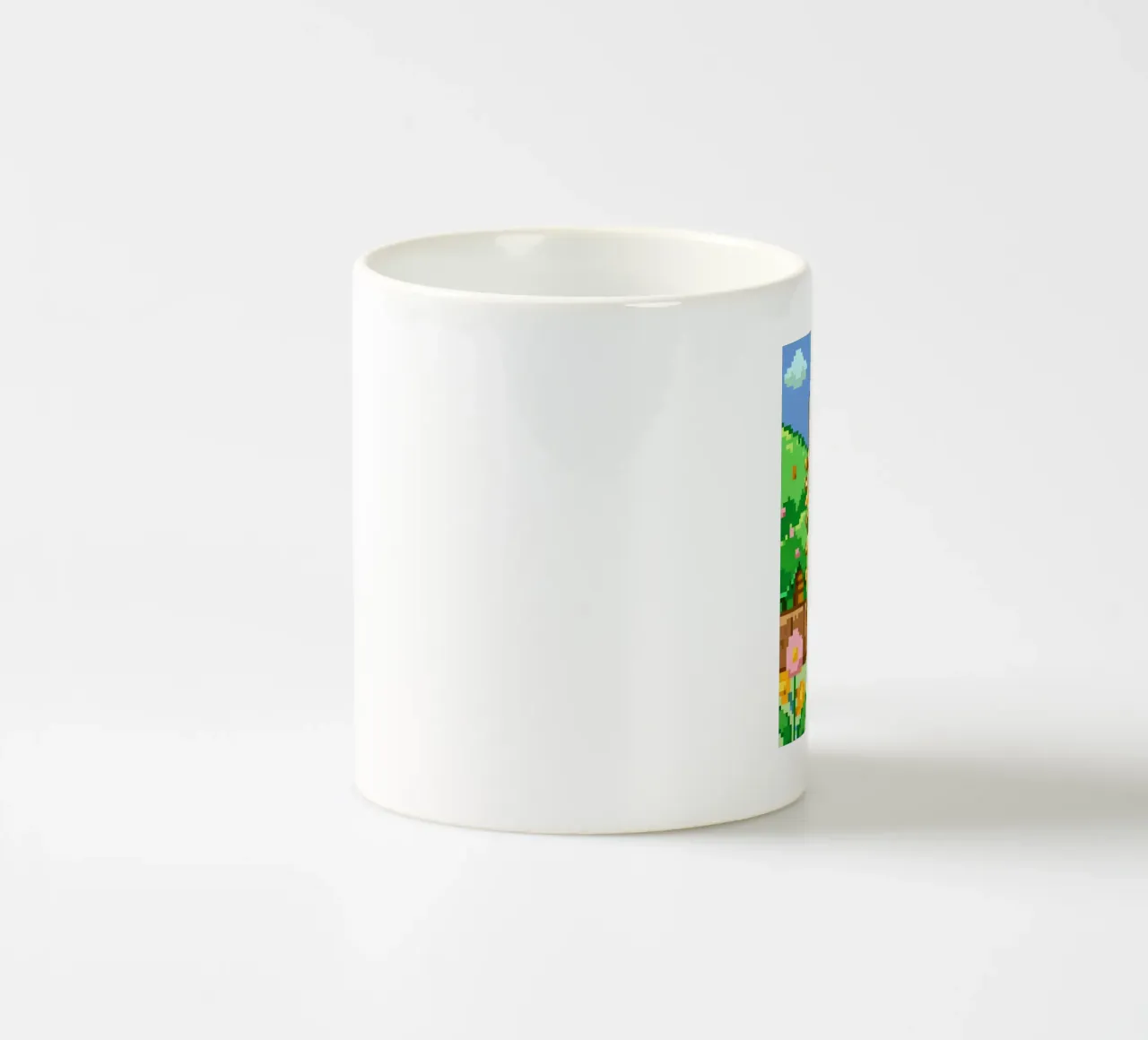 Gatto giallo in giardino tazza in ceramica da DOG AND CAT