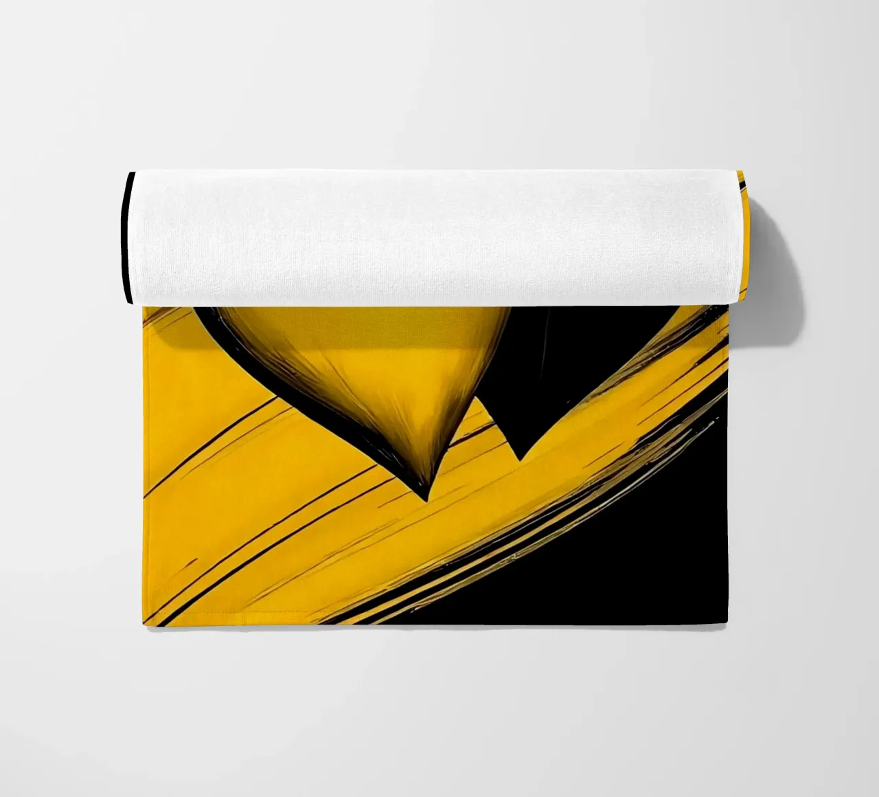 Cuori_3 telo mare da schwarz-gelb by LK