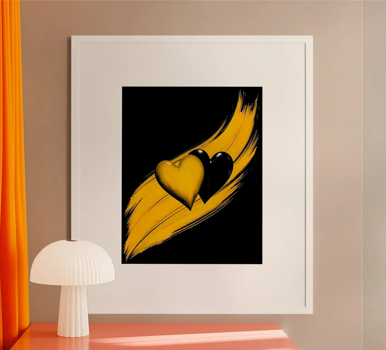 Cuori_3 poster da schwarz-gelb by LK