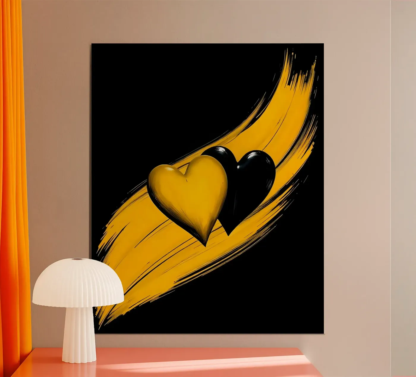 Hearts_3 poster da schwarz-gelb by LK