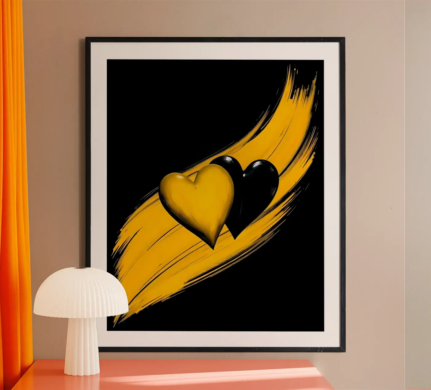 Hearts_3 poster da schwarz-gelb by LK