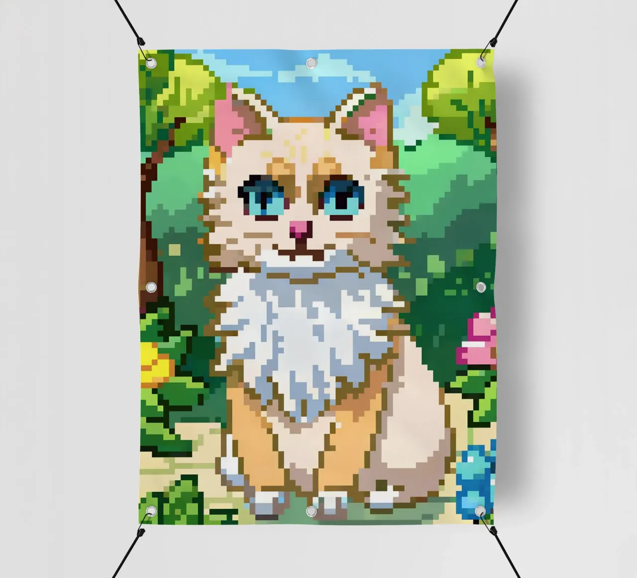 Orange Cat In The Park pvc cover by DOG AND CAT
